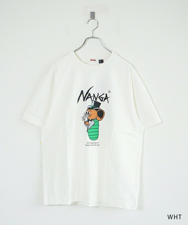 NANGA x Jerry Marquez Logo Tee -2 Color HLY & CHOCCICO