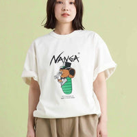 NANGA x Jerry Marquez Logo Tee -2 Color HLY & CHOCCICO