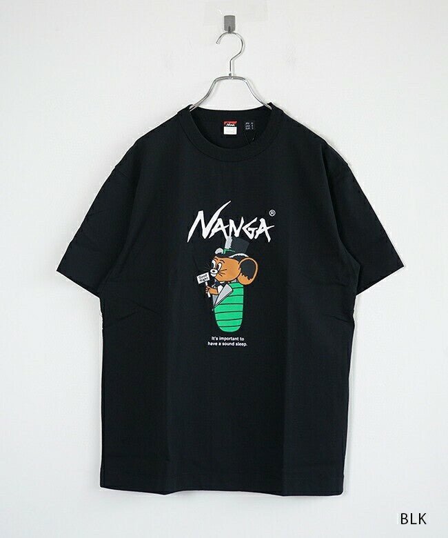NANGA x Jerry Marquez Logo Tee -2 Color HLY & CHOCCICO