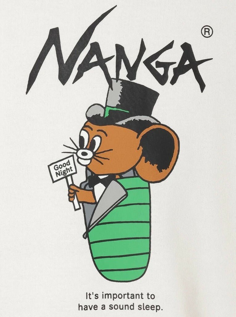 NANGA x Jerry Marquez Logo Tee -2 Color HLY & CHOCCICO