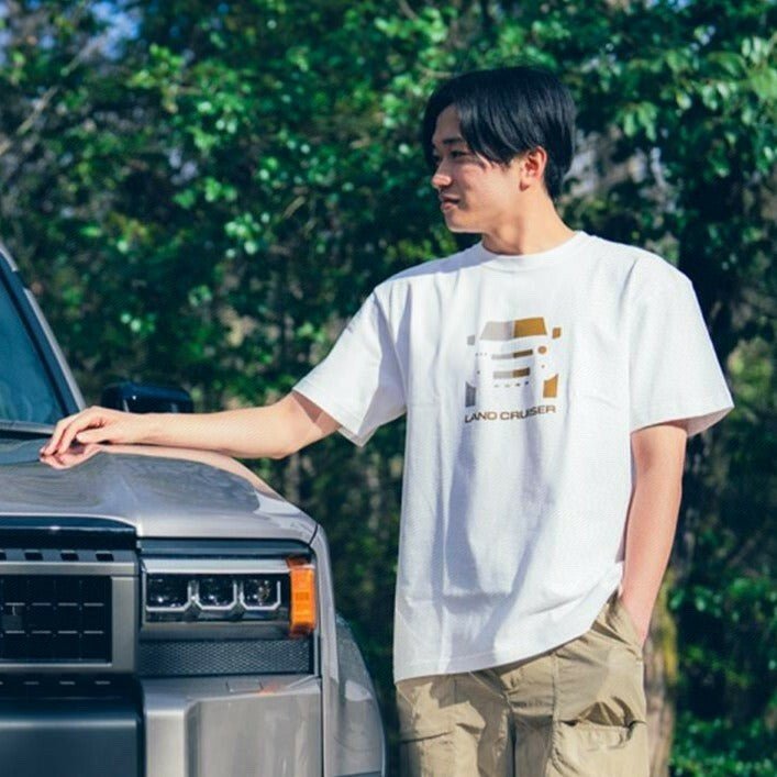 NANGA x Toyotal Land Cruiser Tee -2 Color - HLY & CHOCCICO