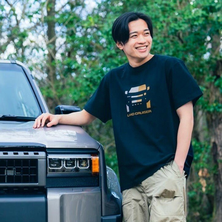 NANGA x Toyotal Land Cruiser Tee -2 Color - HLY & CHOCCICO