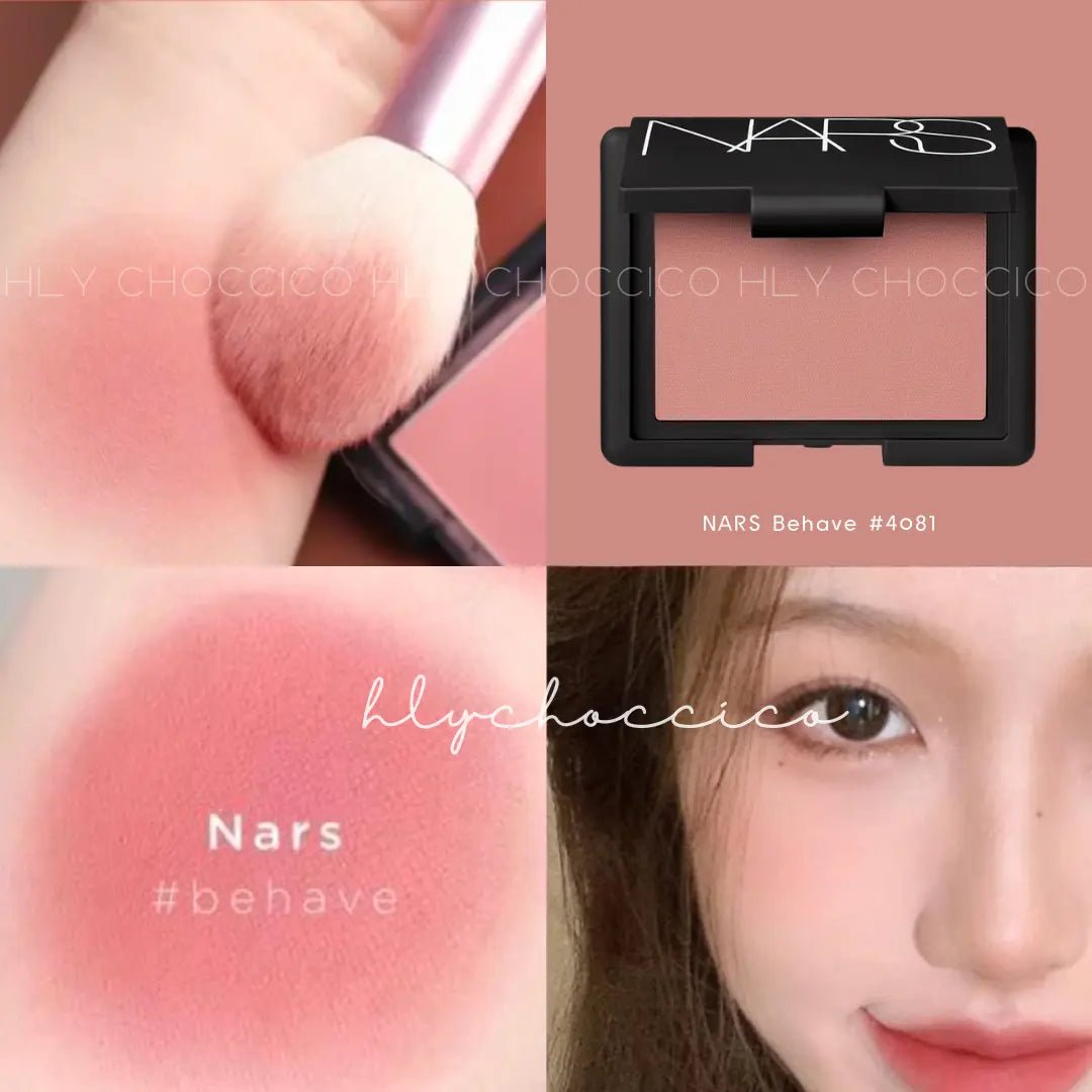Nars 腮紅behave#4081蜜桃藕奶色 HLY & CHOCCICO