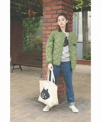 Ne-net NYA 驚訝貓 Quilt Jacket 聯名款夾棉外套 HLY & CHOCCICO
