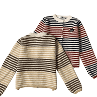 Ne - net NYA Striped Sweater Cardigan - HLY & CHOCCICO