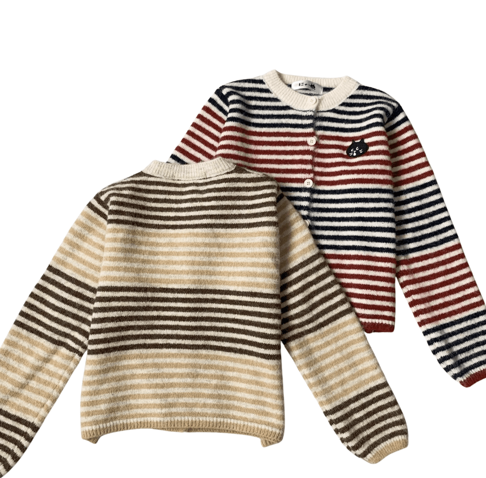 Ne - net NYA Striped Sweater Cardigan - HLY & CHOCCICO
