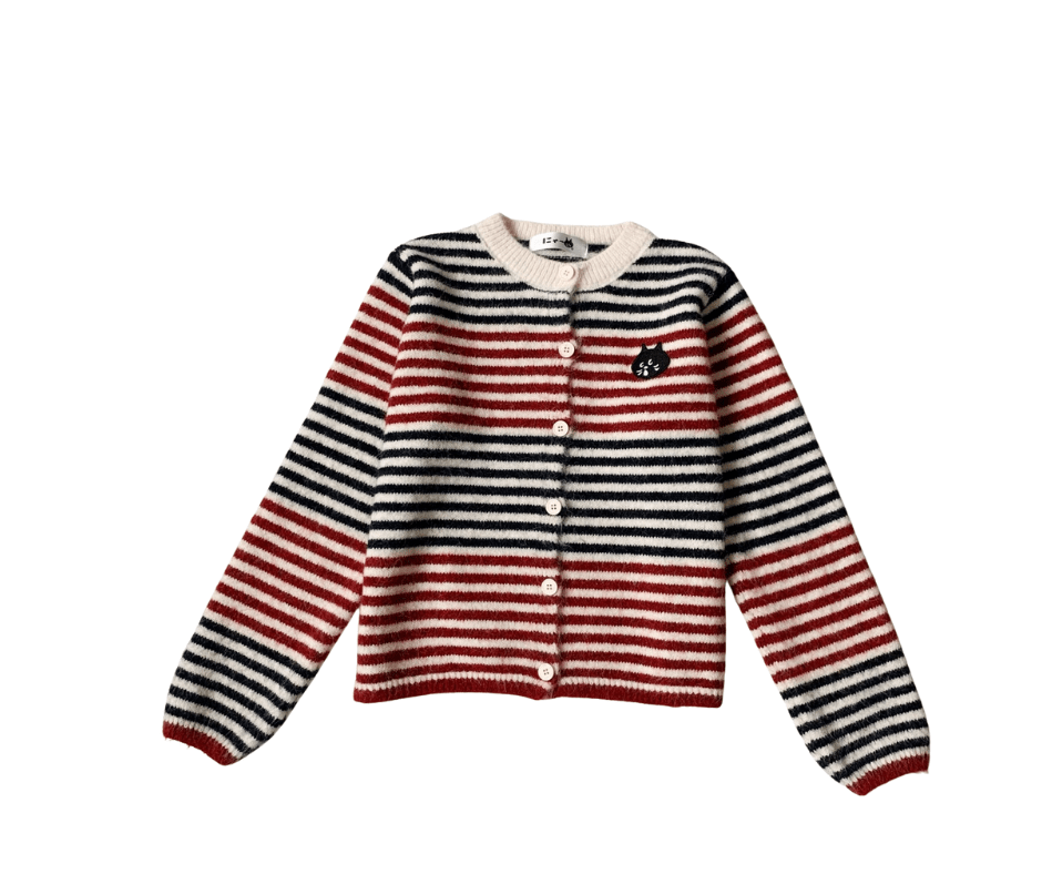 Ne - net NYA Striped Sweater Cardigan - HLY & CHOCCICO