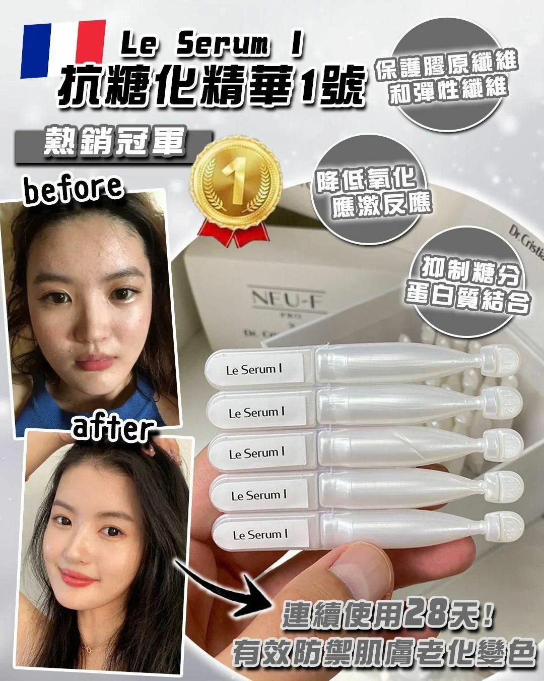 Neu - F Le Serum I 抗糖化精華 1 號 - HLY &amp; CHOCCICO