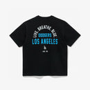 New Era Dodgers Arch Slogan Tee -3 Color HLY & CHOCCICO