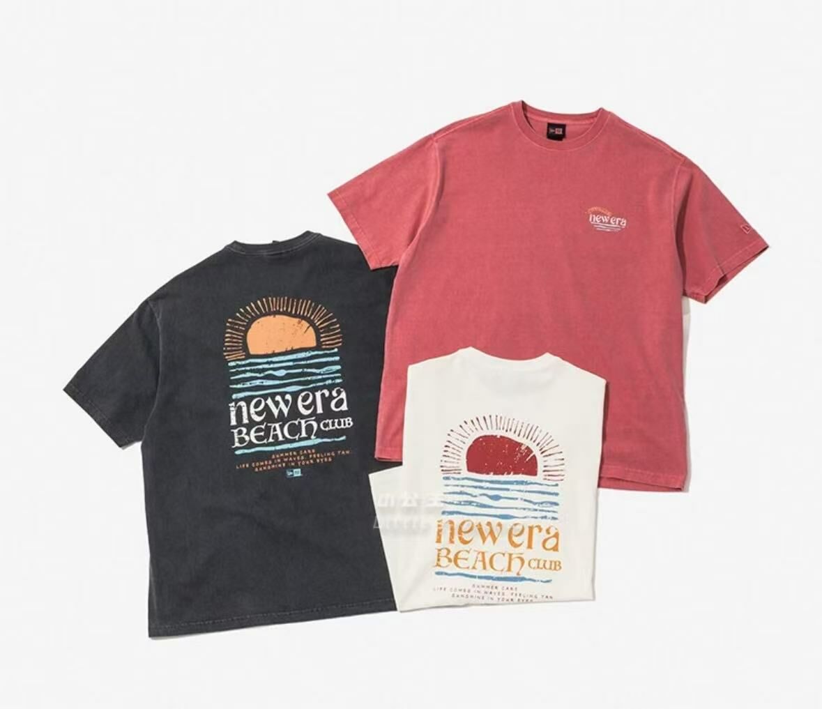 韓國直送New Era Vintage Sun Tee - HLY & CHOCCICO