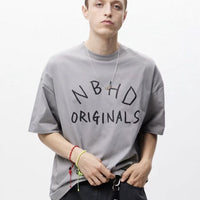 NEW Men's Street Style Loose Fit Logo Print Tee HLY & CHOCCICO