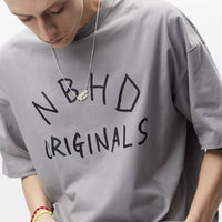 NEW Men's Street Style Loose Fit Logo Print Tee HLY & CHOCCICO