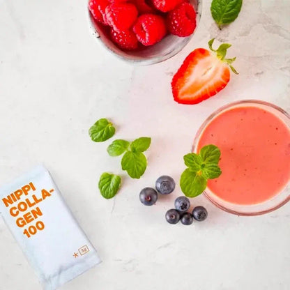 日本 NIPPI Collagen100 膠原蛋白肽100 (🧡橙/ 💙藍) - HLY &amp; CHOCCICO