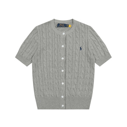 RL Polo Knit Short-sleeve Cardigan 🎨 14 Color Options