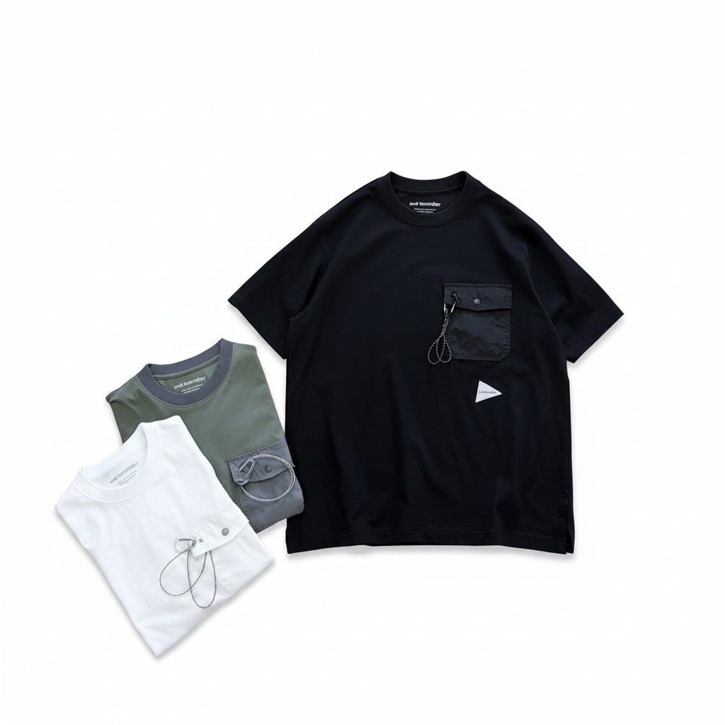 And Wander Coolmax  pocket Tee