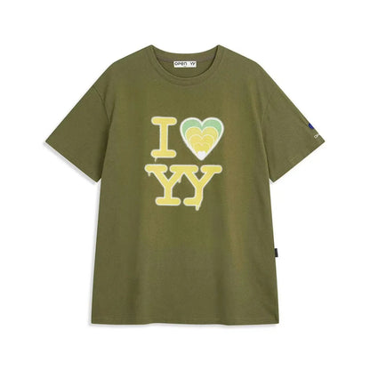 OPEN YY I LOVE YY BOX TEE - HLY &amp; CHOCCICO