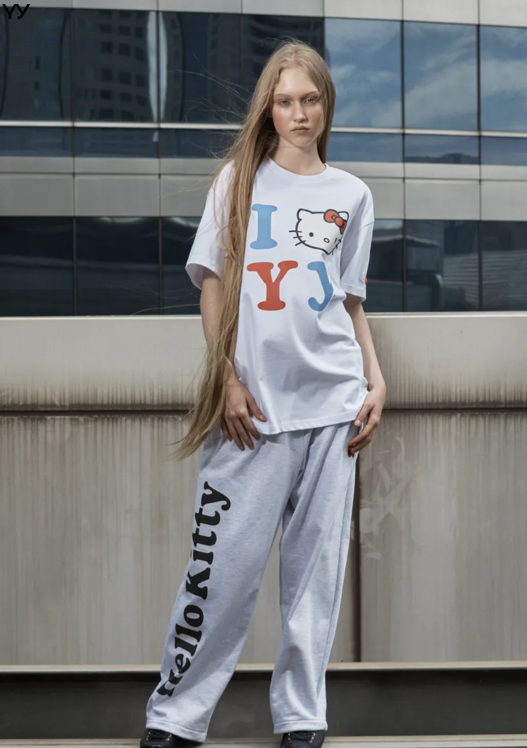 Open YY x Hello Kitty Tee - HLY &amp; CHOCCICO