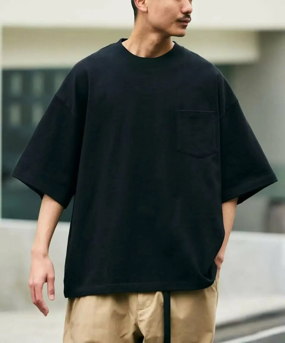 日本直送9 oz Heavyweight Big Silhouette Crew Neck Pocket T-shirt FREAK'S STORE(Rakuten Fashion)