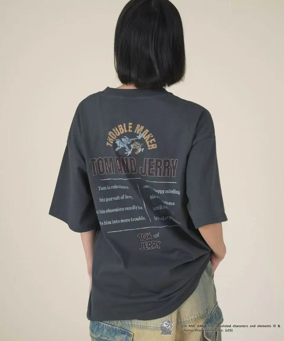 日本直送TOM and JERRY Graphic Tee WEGO LADY'S