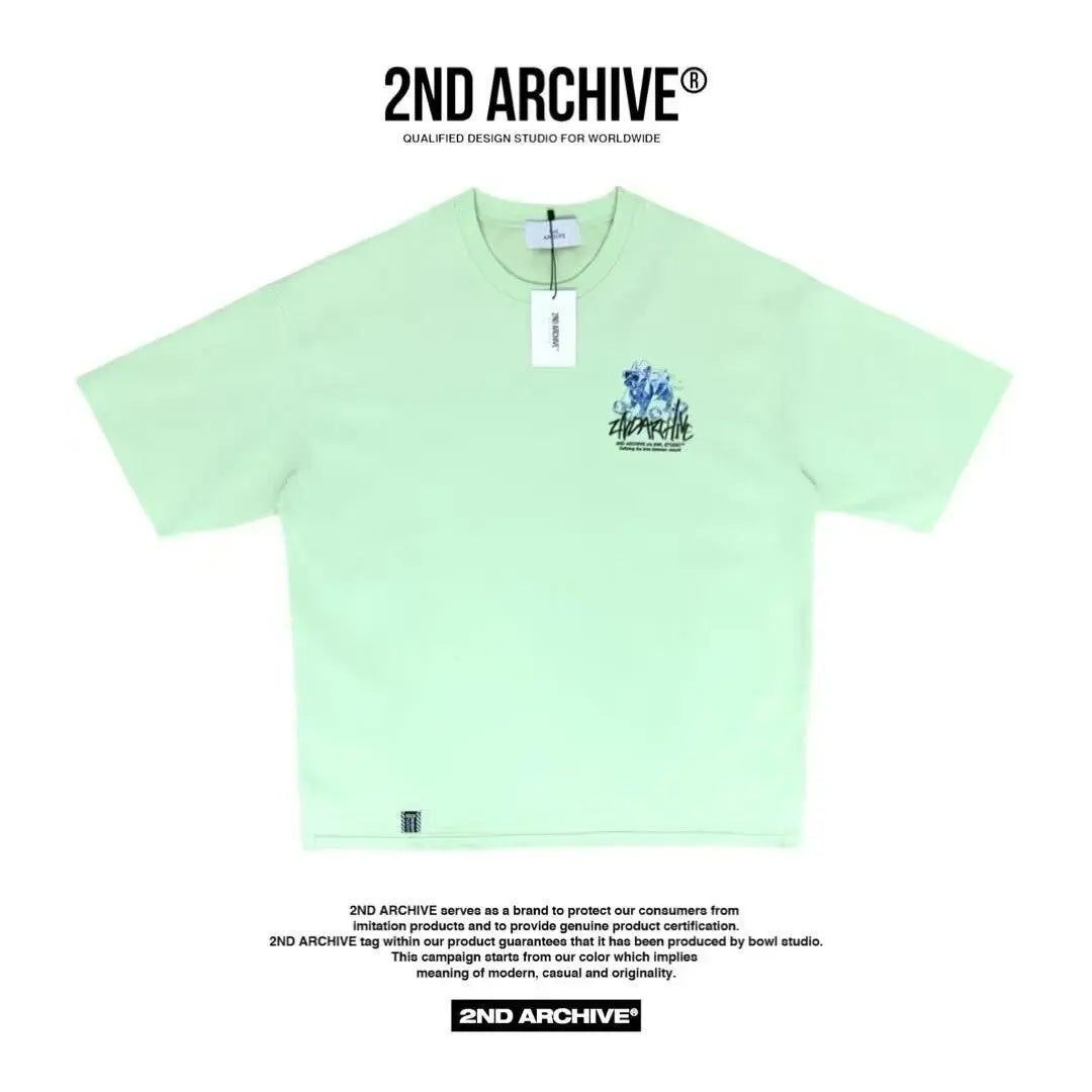 韓國直送 2ND ARCHIVE Ice bulldogr  T-shirt - 4 Color APM 537 BOWL