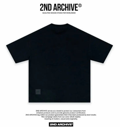 【一口價$328/件】🇰🇷韓國直送🇰🇷 2ND ARCHIVE Fray Tattoo T-shirt -2 Color APM 537 BOWL