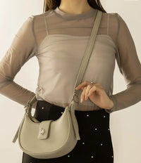 日本直送🌟U.S. POLO ASSN.Half Moon Shoulder Bag 🌟 SETUP7