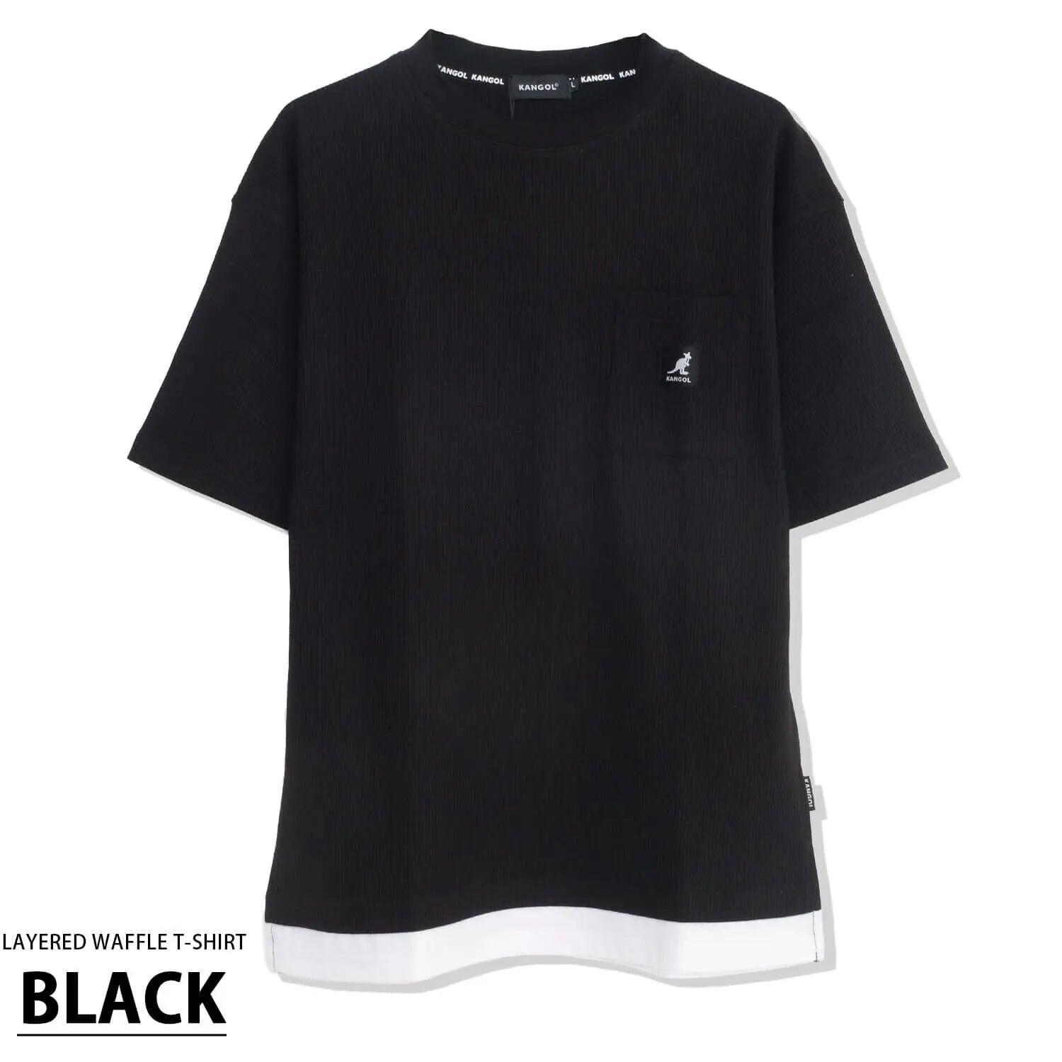 日本直送 Kangol Layered Waffle Tee Rode Crown(Rakuten Fashion)