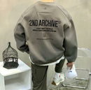 【一口價$345/件】🇰🇷韓國直送🇰🇷 2ND ARCHIVE Logo Embroidered Sweatshirt 2ND ARCHIVE