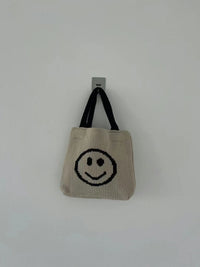 【一口價$108/個】🇰🇷韓國直送🇰🇷 Smile Knit Bag (3color) (大廠)