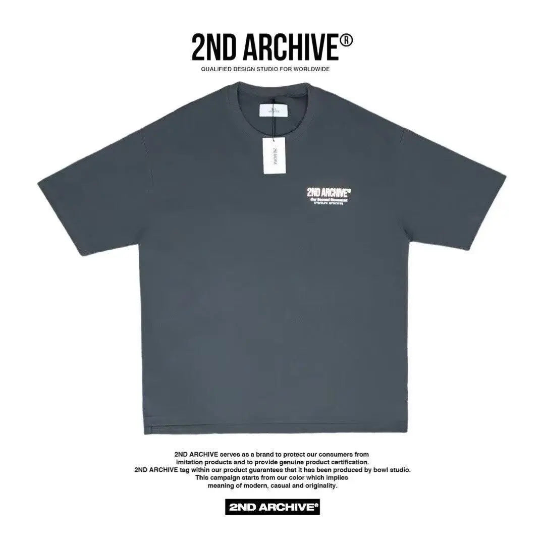 韓國直送 2ND ARCHIVE Second Embossed Logo Short Tee HLY & CHOCCICO