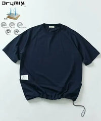 日本直送Drymix Dry Mix Relax Fit Side Pocket Crew Neck Tee FREAK'S STORE(Rakuten Fashion)