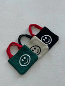 【一口價$108/個】🇰🇷韓國直送🇰🇷 Smile Knit Bag (3color) (大廠)