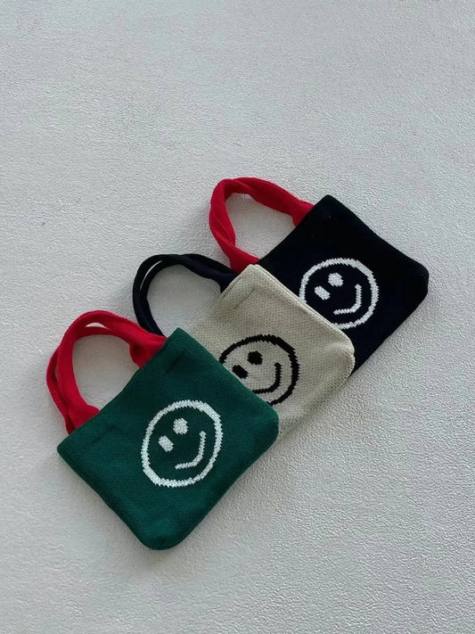 【一口價$108/個】🇰🇷韓國直送🇰🇷 Smile Knit Bag (3color) HLY & CHOCCICO