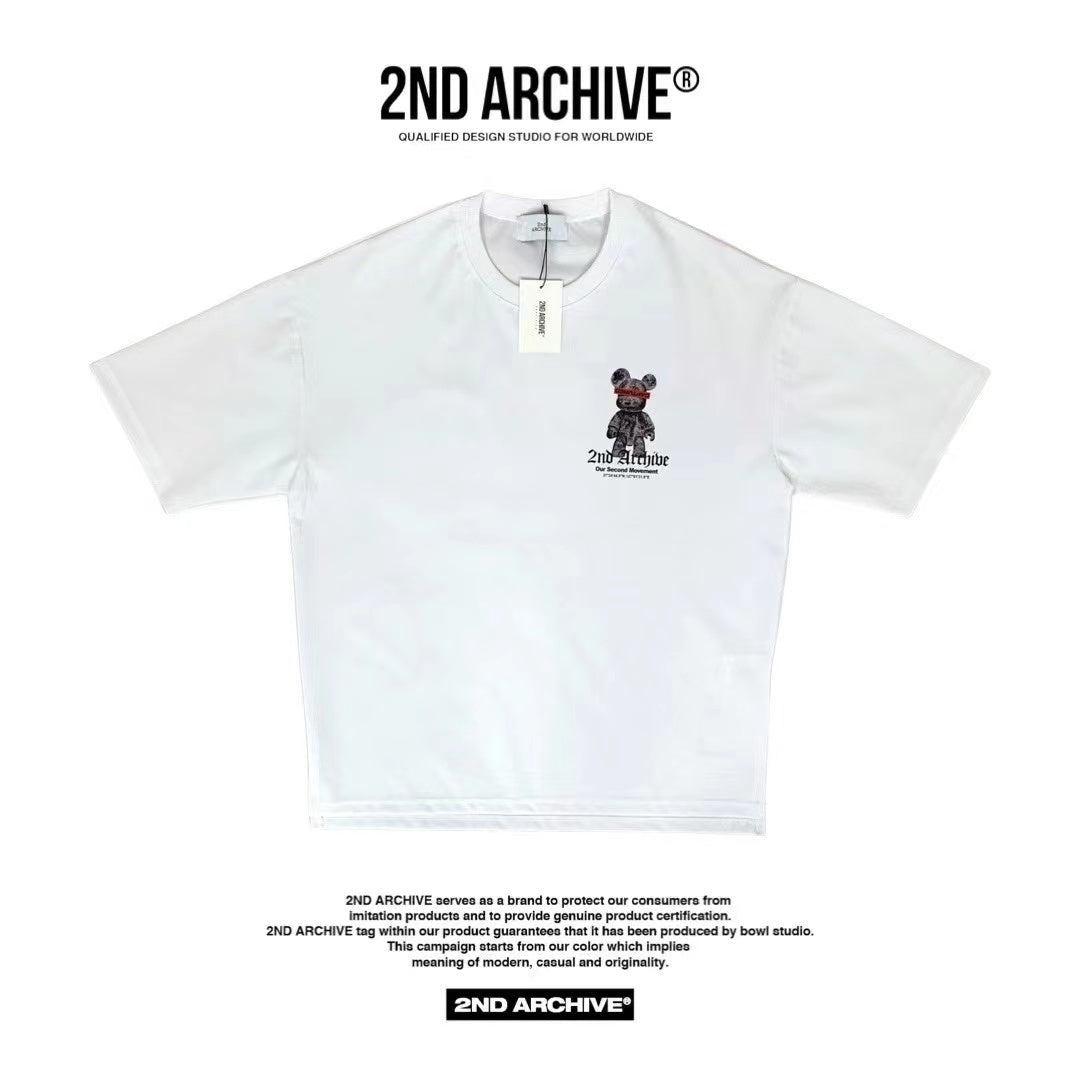 【一口價$277/件】🇰🇷韓國直送🇰🇷 2ND ARCHIVE Captured Bear T-shirt - 3 Color APM 537 BOWL