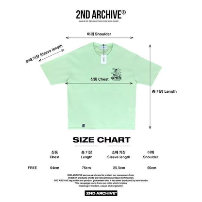 韓國直送 2ND ARCHIVE Board Beagle Crayon Tee