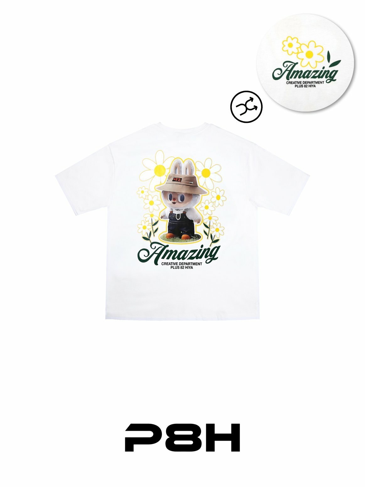 韓國直送 PLUS 82 HIYA Melbang Rabbit Short Sleeve