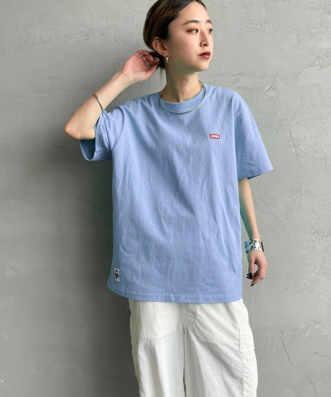 CHUMS booby Logo Tee