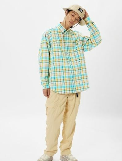 TNF L/S Madras Shirt NR12431 Jiyan store