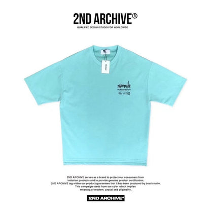 【一口價$277/件】🇰🇷韓國直送🇰🇷 2ND ARCHIVE Foam Circle logo Tee- 4 Color APM 537 BOWL