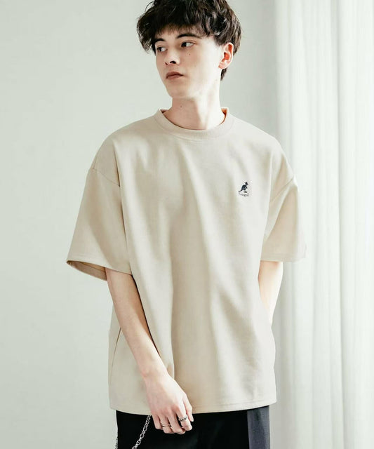 日本直送KANGOL One Point Logo Embroidery Short Sleeve Tee