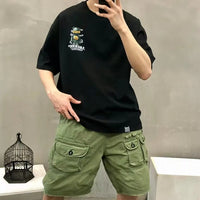 韓國直送 2ND ARCHIVE Dinosaur Terry Bear Graffiti T-shirt APM 537 BOWL