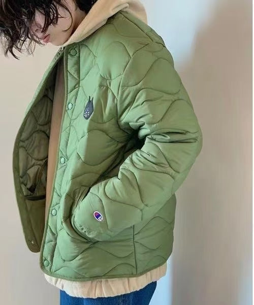 Ne-net NYA 驚訝貓 Quilt Jacket 聯名款夾棉外套 Nya醬外貿服飾 (大廠)