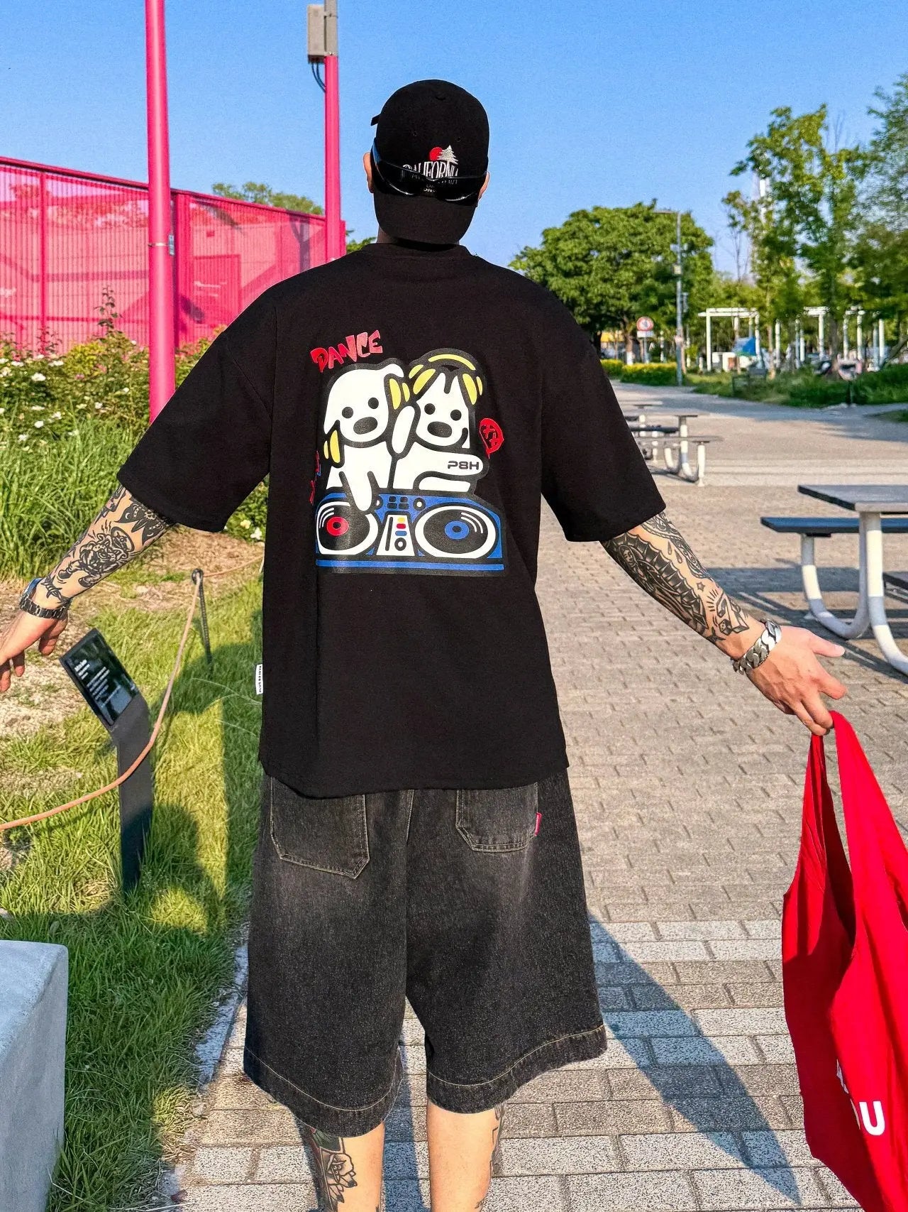 韓國直送 PLUS 82 HIYA DJ Puppy Short Sleeve