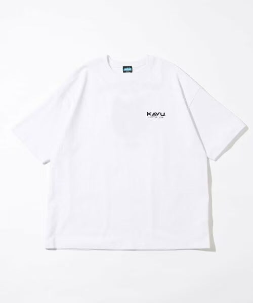日本直送KAVU×FREAK'S STORE Animal Back Print Crew Neck Tee