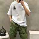 韓國直送 2ND ARCHIVE Dinosaur Terry Bear Graffiti T-shirt APM 537 BOWL