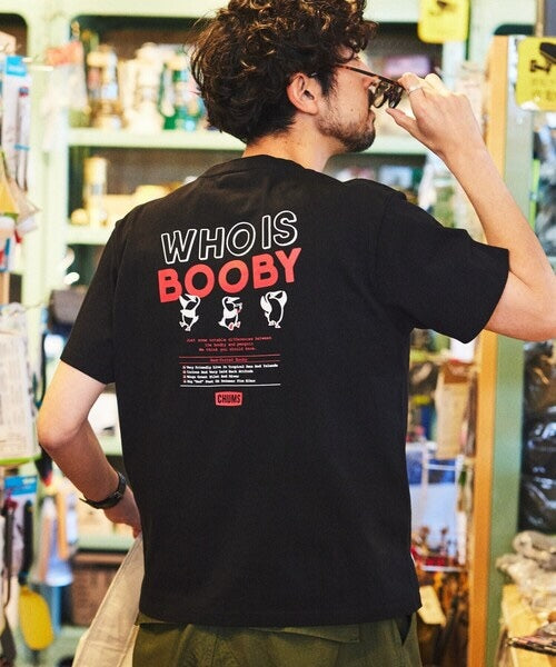 CHUMS 別注 Who is booby  T-shirt -4 Color