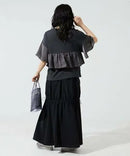 日本直送Bustier Style Layered Ruffle Short Sleeve Tops FREAK'S STORE(Rakuten Fashion)