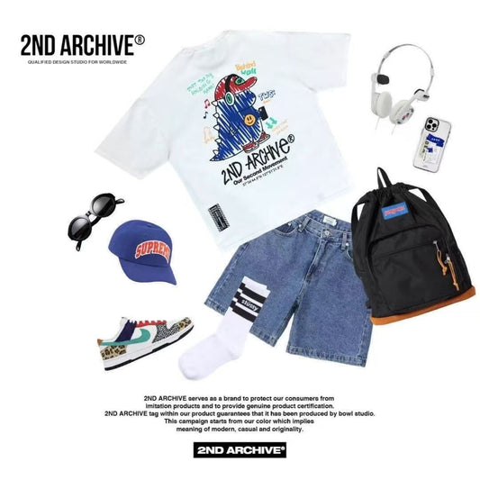 韓國直送 2ND ARCHIVE Headset Autograph Pen Dinosaur Tee
