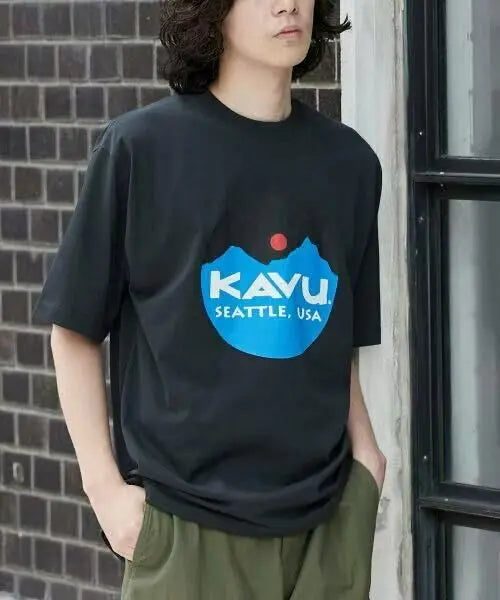 日本直送KAVU  Mount Logo Tee COEN(Rakuten Fashion)