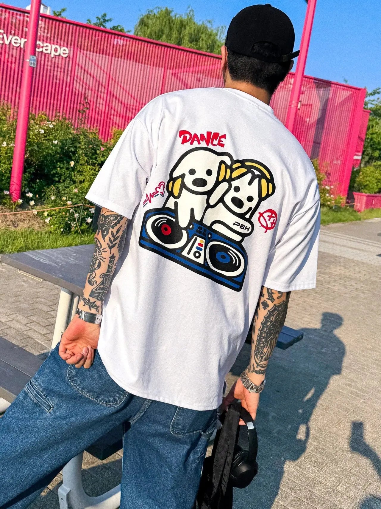 韓國直送 PLUS 82 HIYA DJ Puppy Short Sleeve